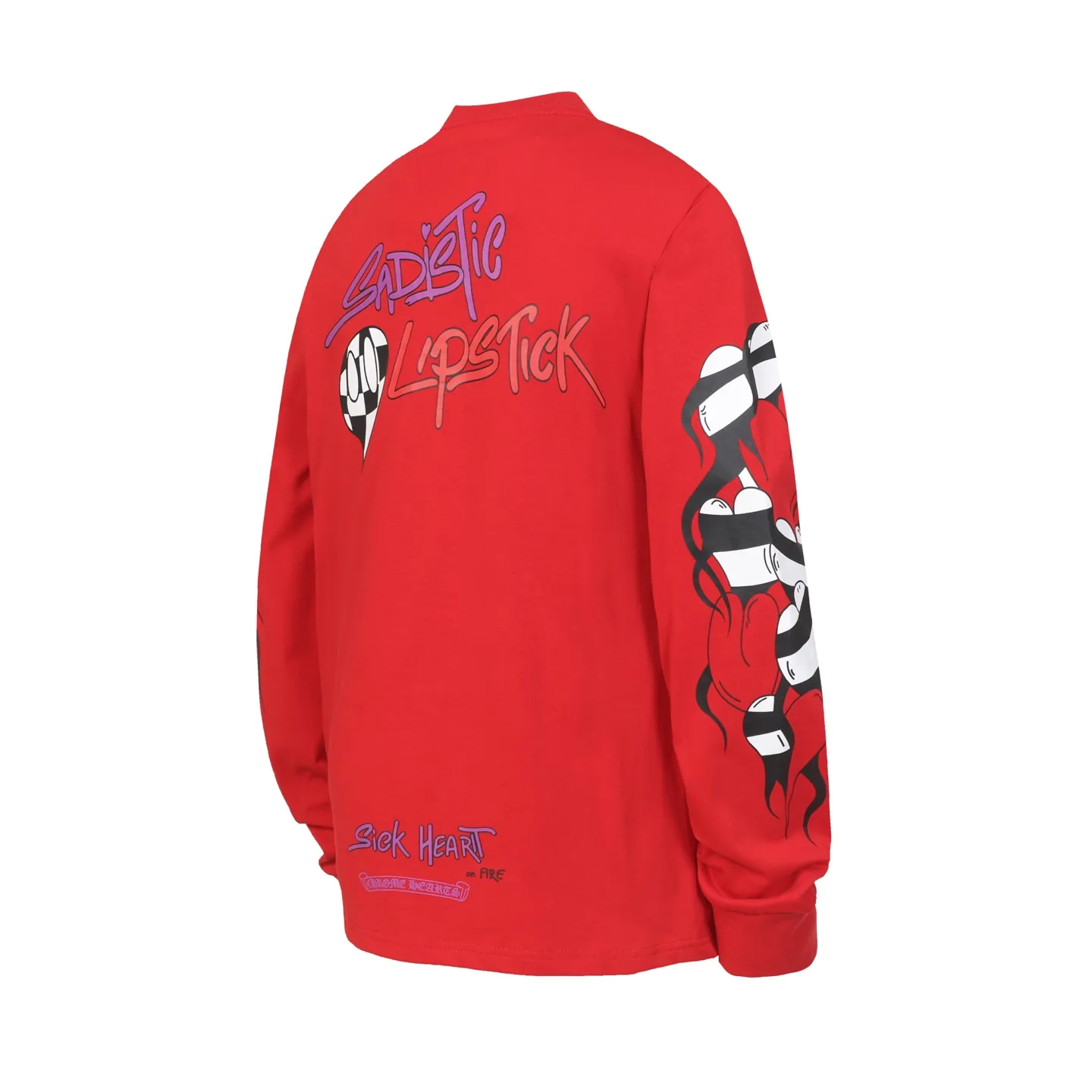 P160 Cross-border quantity model. If you pursue quality, please do not place an order. -Chrome Hearts/Chrome Hearts Sanskrit color printed graffiti ✍️Best-selling long-sleeved T-shirt -High weight, high density and high quality. The wool is soft, delicate and skin-friendly. It feels soft and silky. It has excellent warmth and skin-friendly properties.